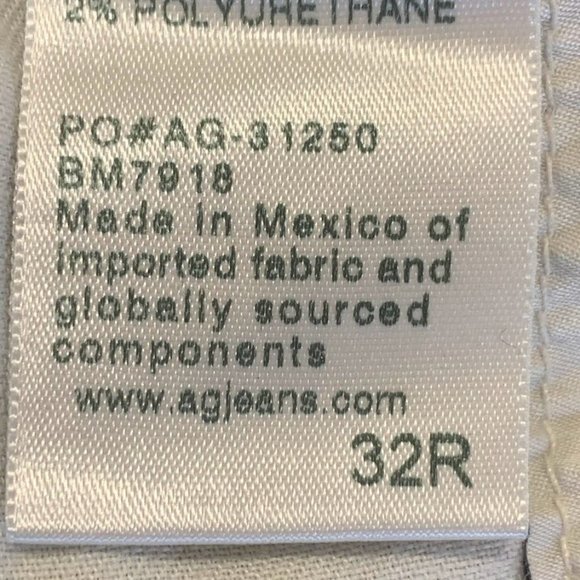 AG Adriano Goldschmied Mens The Nomad Modern Slim-Fit Jean In Alpha Wash SZ32x31 - Picture 9 of 13